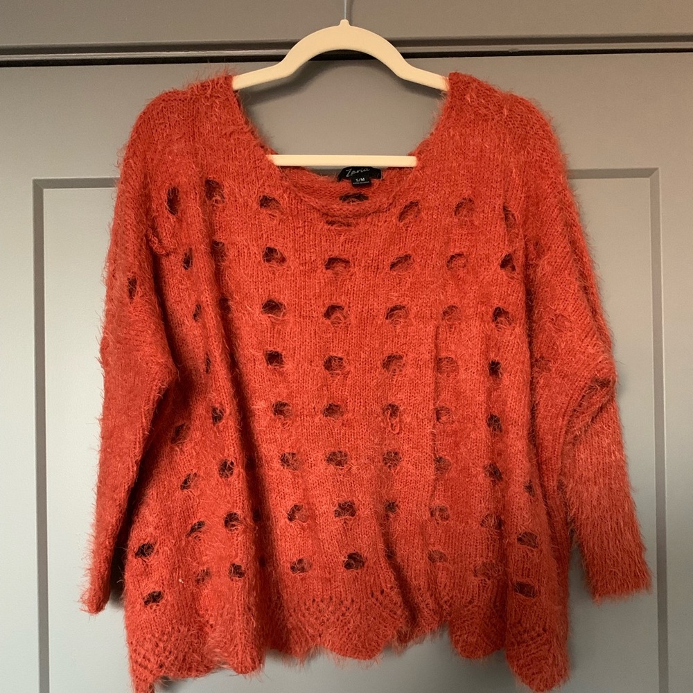 Zoria S/M Sweater - Fall Orange